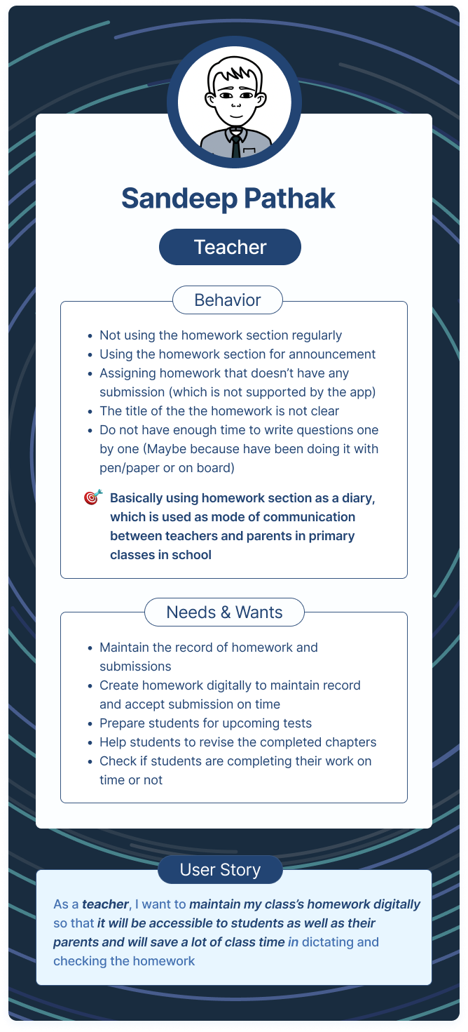Teacher stakeholder