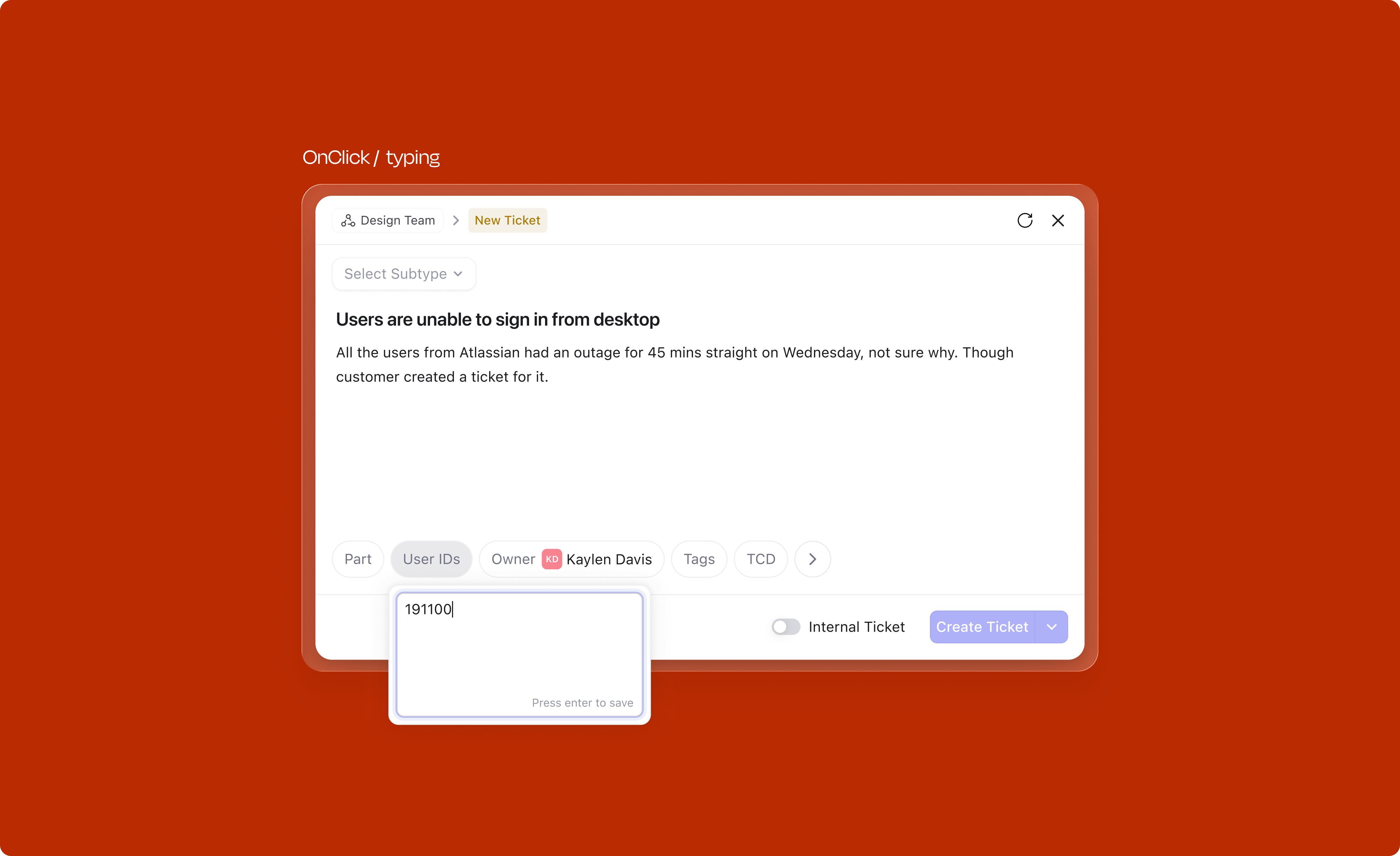 List — onclick state