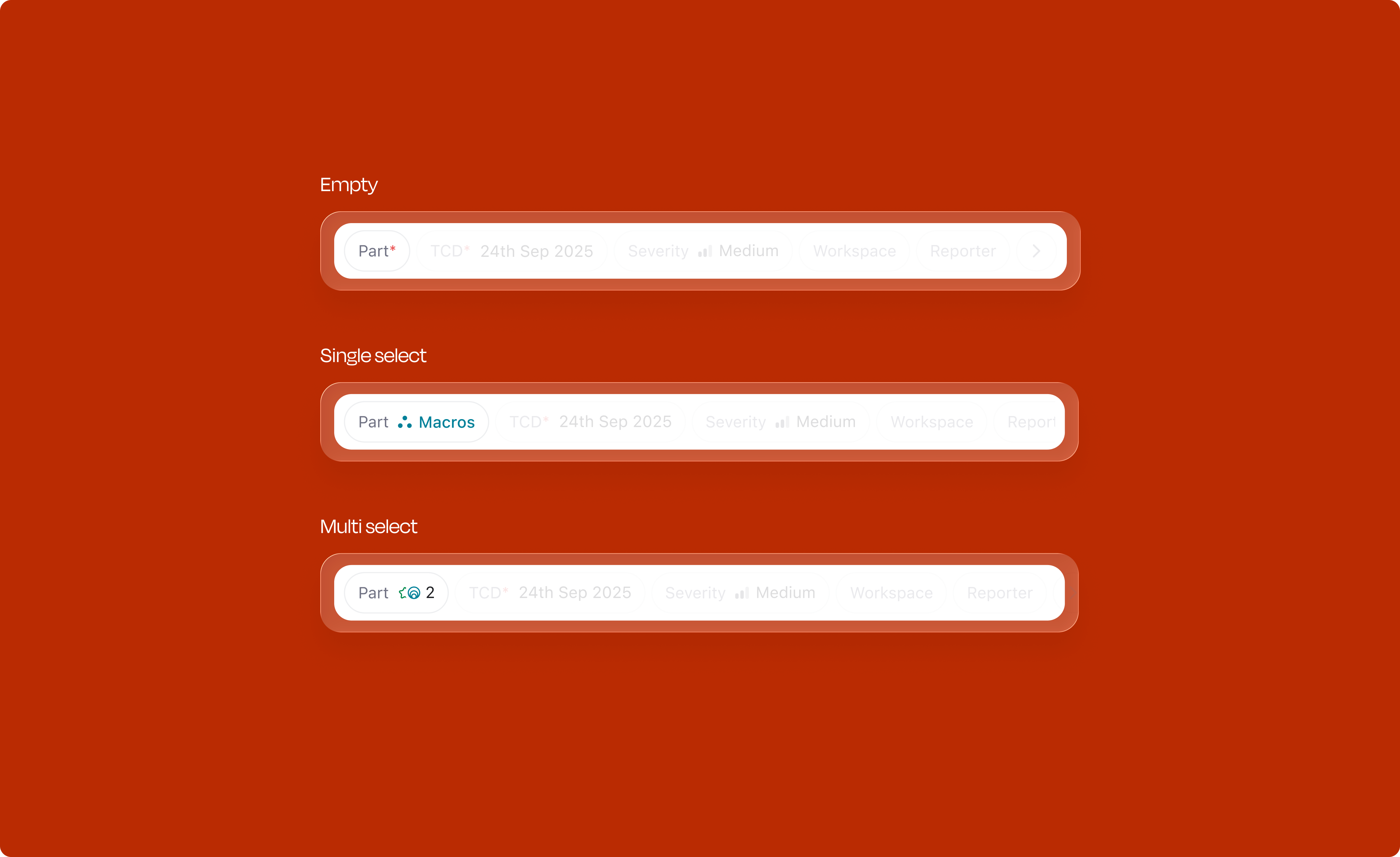 Part attribute — default empty state