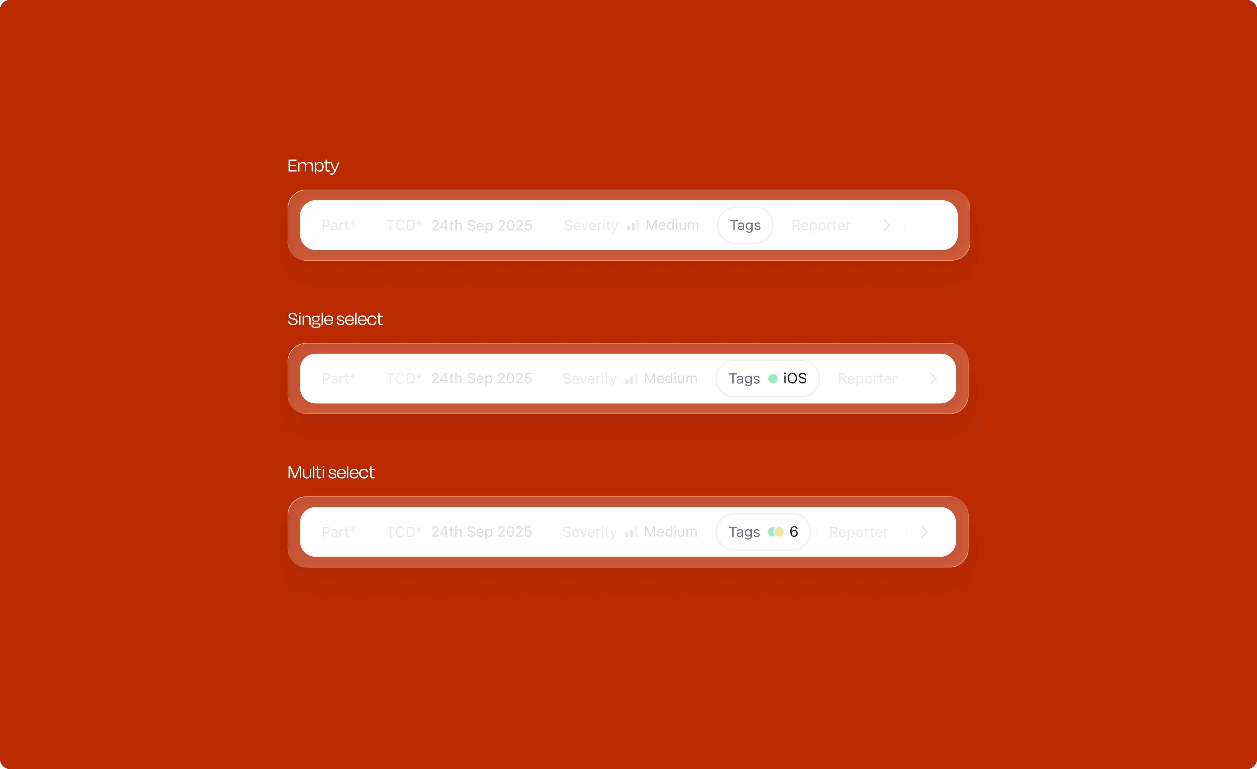 Tags attribute — default empty state
